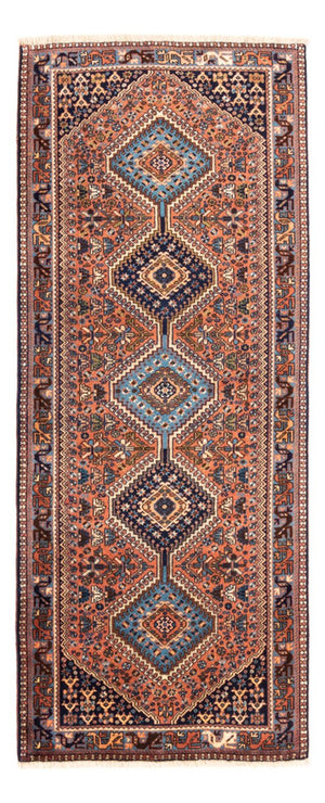 Alfombra de pasillo Alfombra persa - Nómada - 197 x 80 cm - rojo