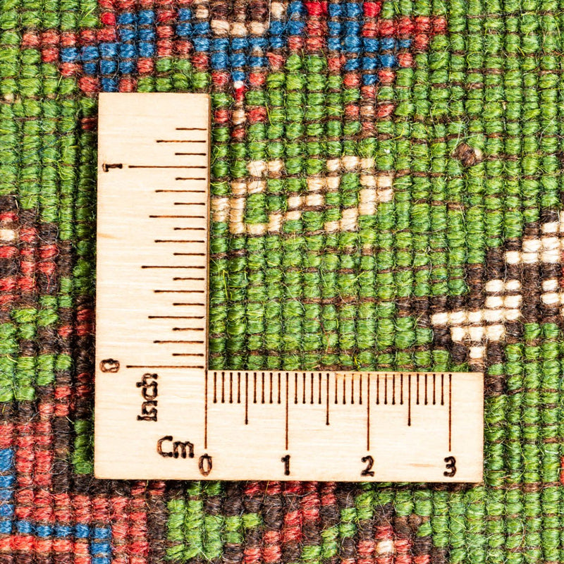 Alfombra de pasillo Alfombra persa - Nómada - 212 x 80 cm - verde