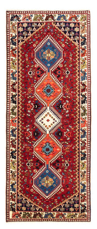 Alfombra de pasillo Alfombra persa - Nómada - 196 x 80 cm - rojo