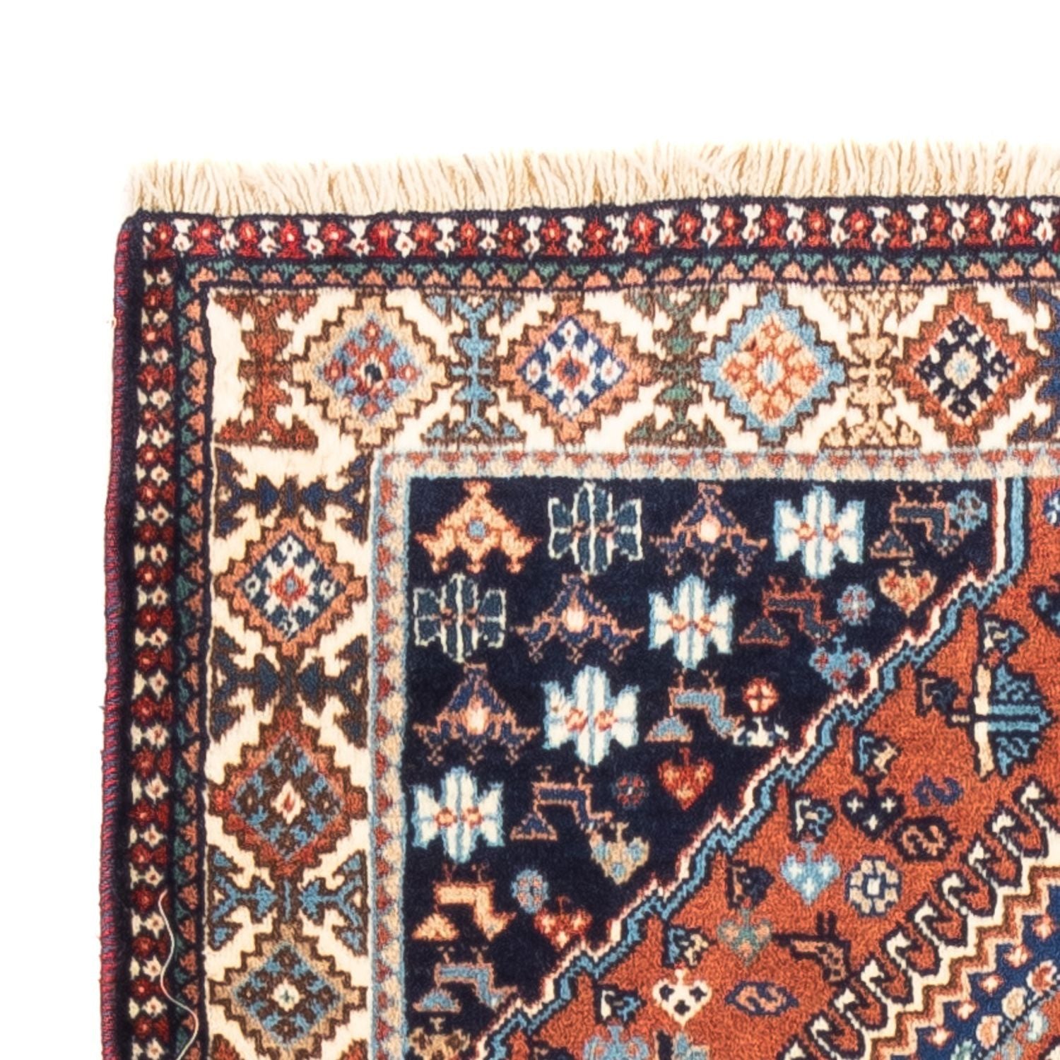 Alfombra de pasillo Alfombra persa - Nómada - 205 x 83 cm - rojo