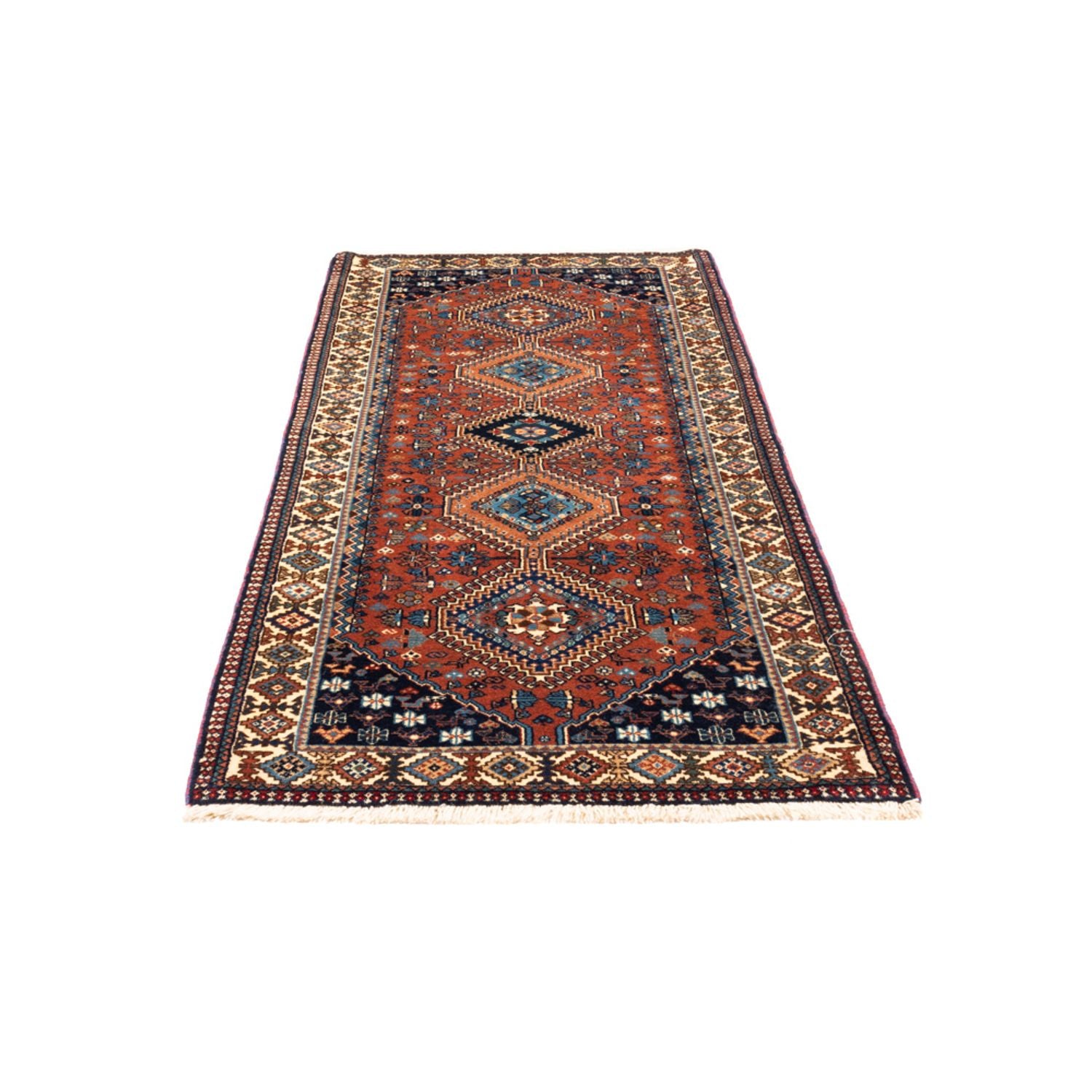 Alfombra de pasillo Alfombra persa - Nómada - 205 x 83 cm - rojo