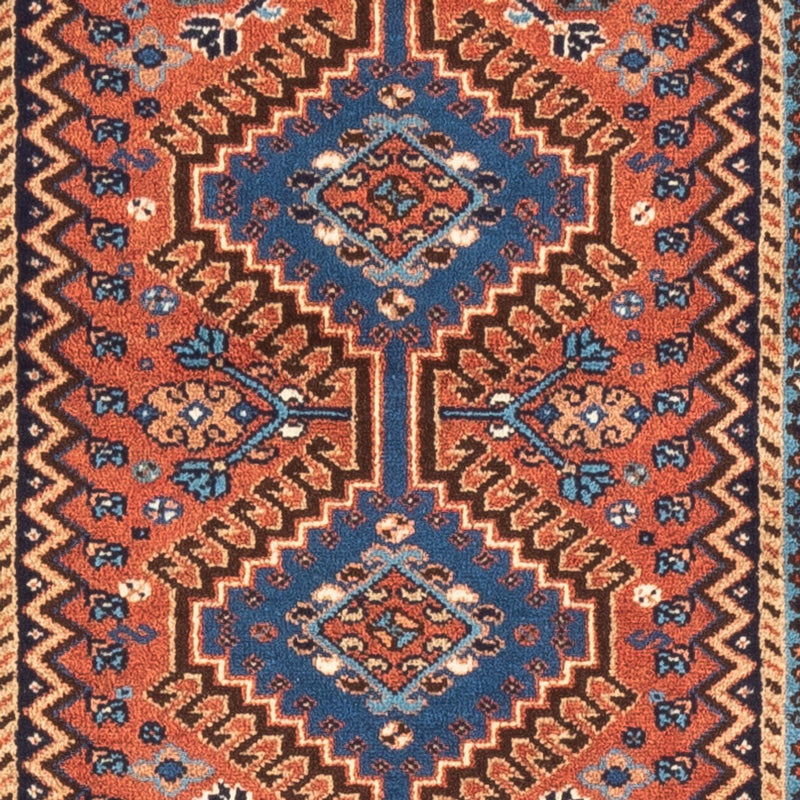 Alfombra de pasillo Alfombra persa - Nómada - 195 x 60 cm - rojo