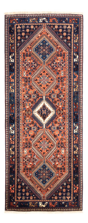 Alfombra de pasillo Alfombra persa - Nómada - 200 x 80 cm - rojo
