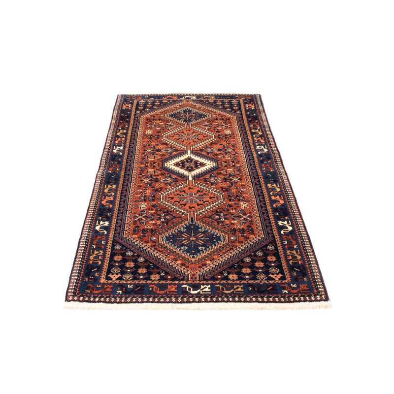 Alfombra de pasillo Alfombra persa - Nómada - 200 x 80 cm - rojo