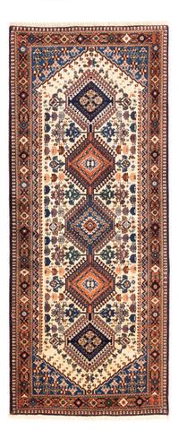 Alfombra de pasillo Alfombra persa - Nómada - 195 x 83 cm - crema