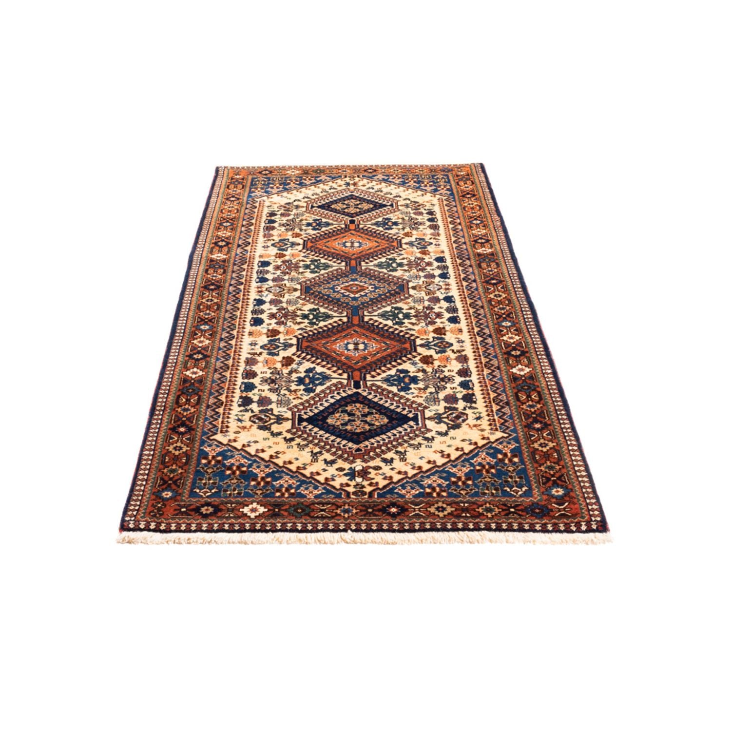 Alfombra de pasillo Alfombra persa - Nómada - 195 x 83 cm - crema