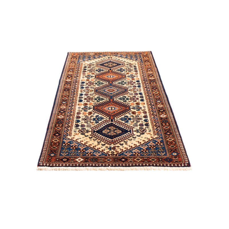 Alfombra de pasillo Alfombra persa - Nómada - 195 x 83 cm - crema