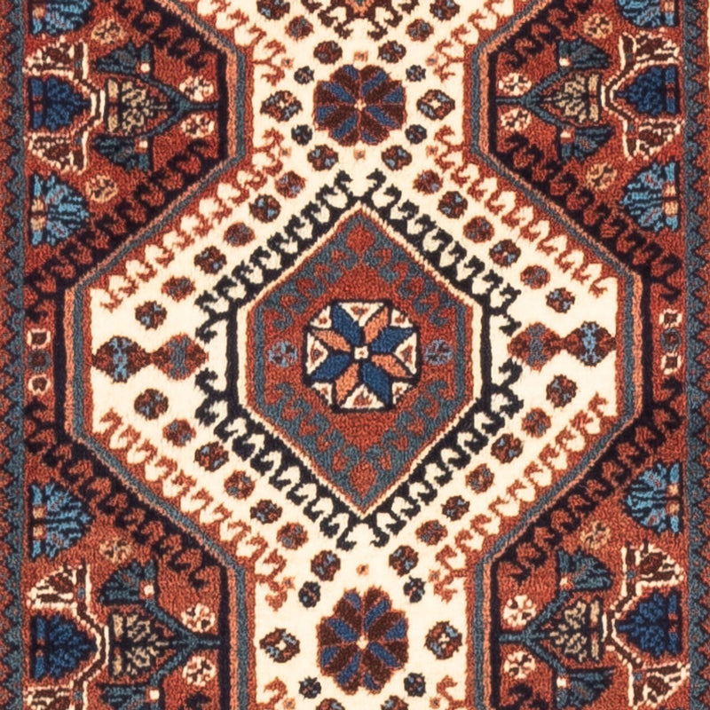 Alfombra de pasillo Alfombra persa - Nómada - 190 x 85 cm - crema