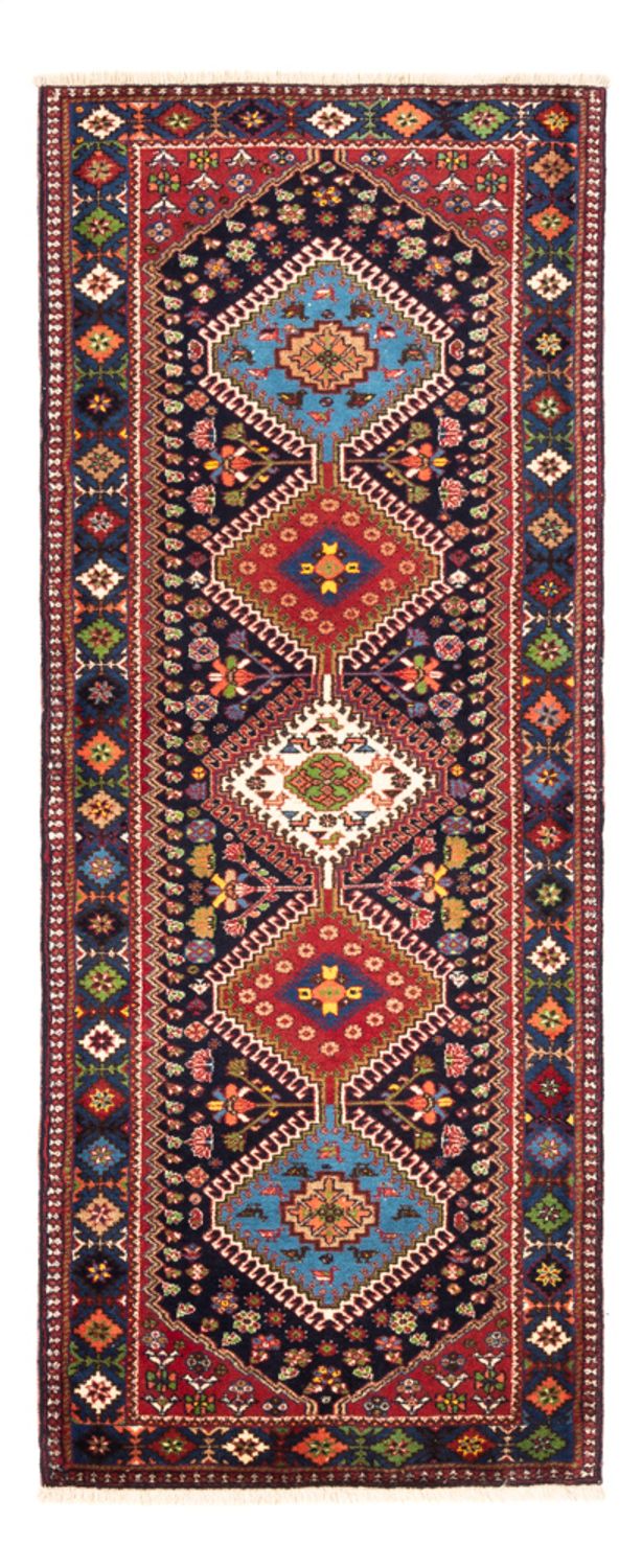 Alfombra de pasillo Alfombra persa - Nómada - 190 x 80 cm - azul oscuro
