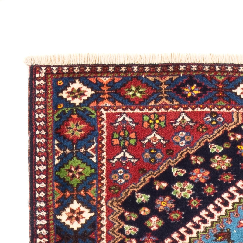 Alfombra de pasillo Alfombra persa - Nómada - 190 x 80 cm - azul oscuro
