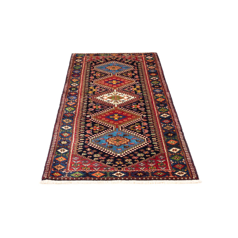 Alfombra de pasillo Alfombra persa - Nómada - 190 x 80 cm - azul oscuro