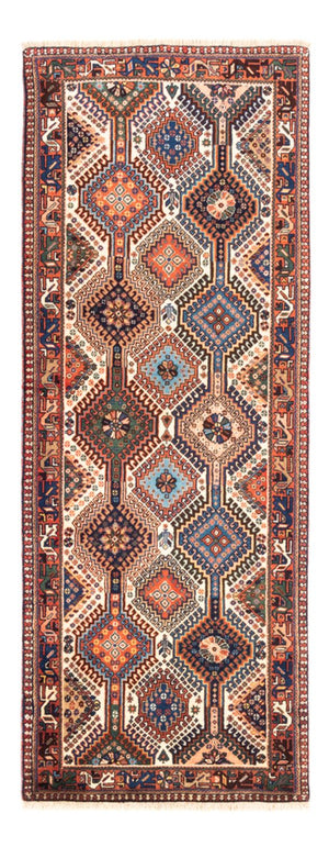 Alfombra de pasillo Alfombra persa - Nómada - 198 x 80 cm - beige