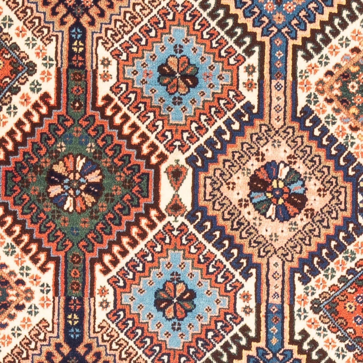 Alfombra de pasillo Alfombra persa - Nómada - 198 x 80 cm - beige
