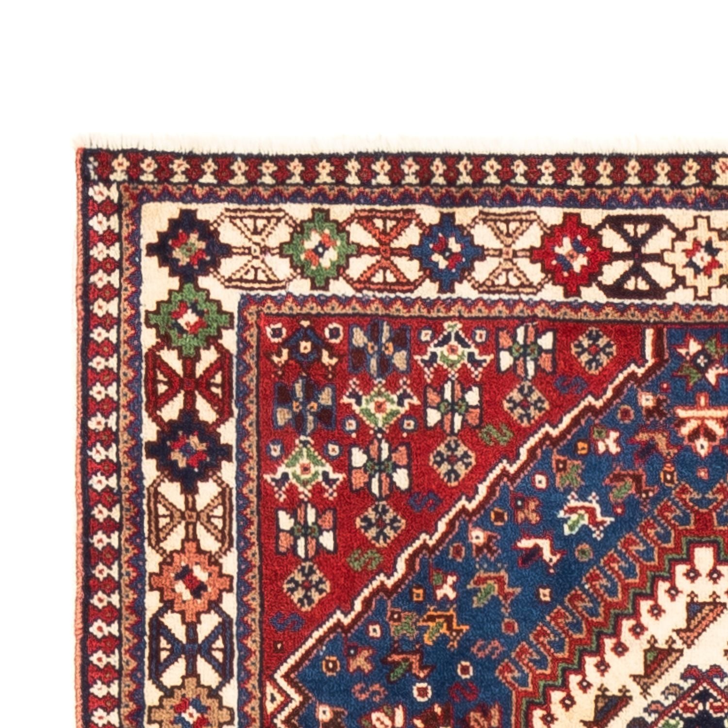 Alfombra de pasillo Alfombra persa - Nómada - 196 x 80 cm - azul