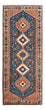 Alfombra de pasillo Alfombra persa - Nómada - 200 x 84 cm - azul