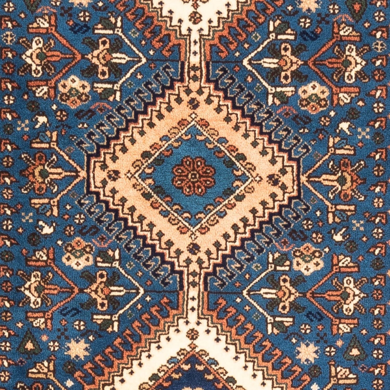 Alfombra de pasillo Alfombra persa - Nómada - 200 x 84 cm - azul