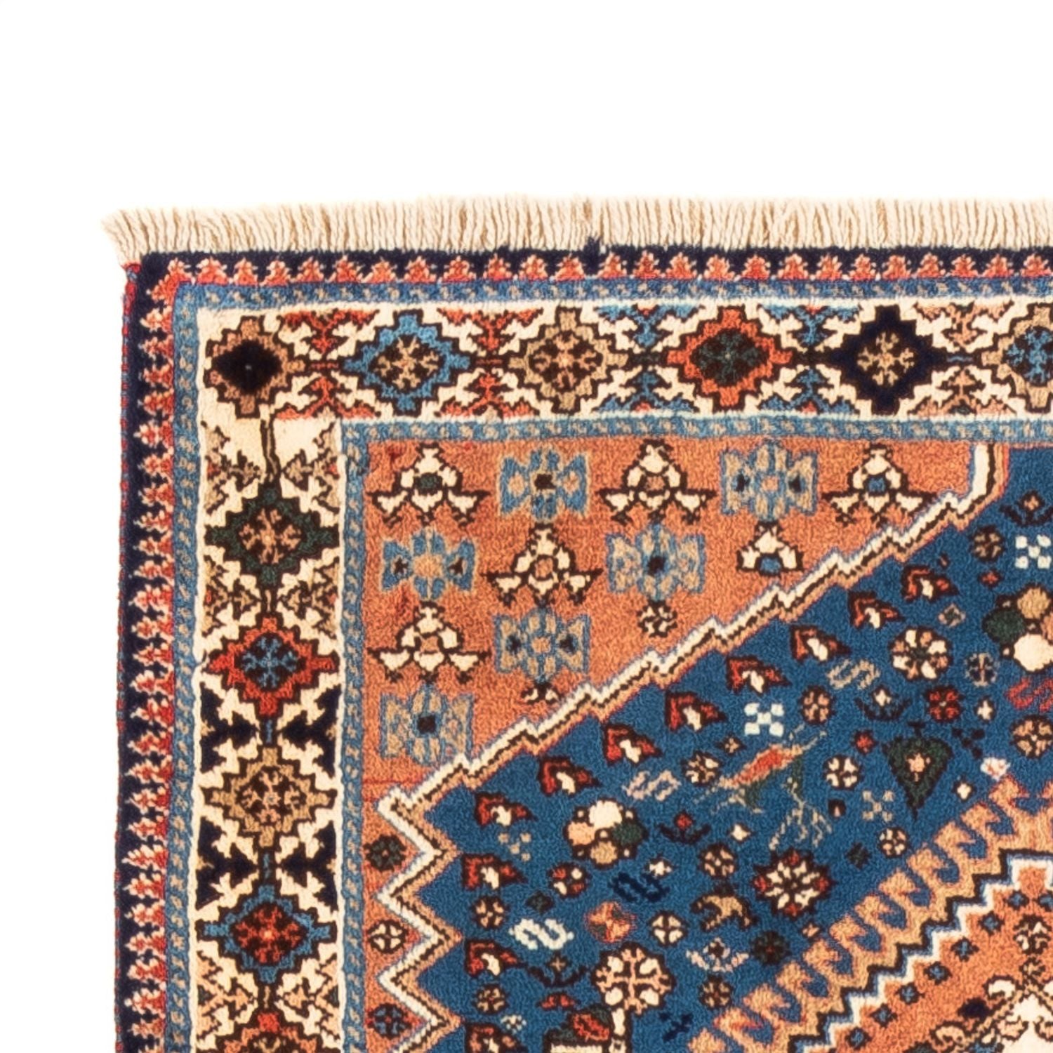 Alfombra de pasillo Alfombra persa - Nómada - 200 x 84 cm - azul