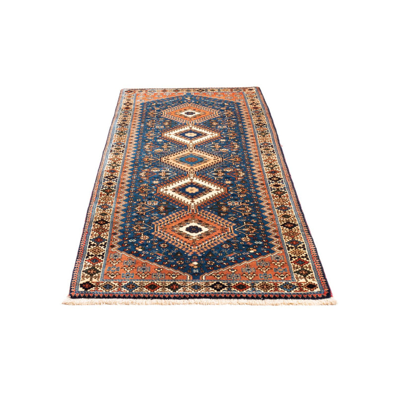 Alfombra de pasillo Alfombra persa - Nómada - 200 x 84 cm - azul