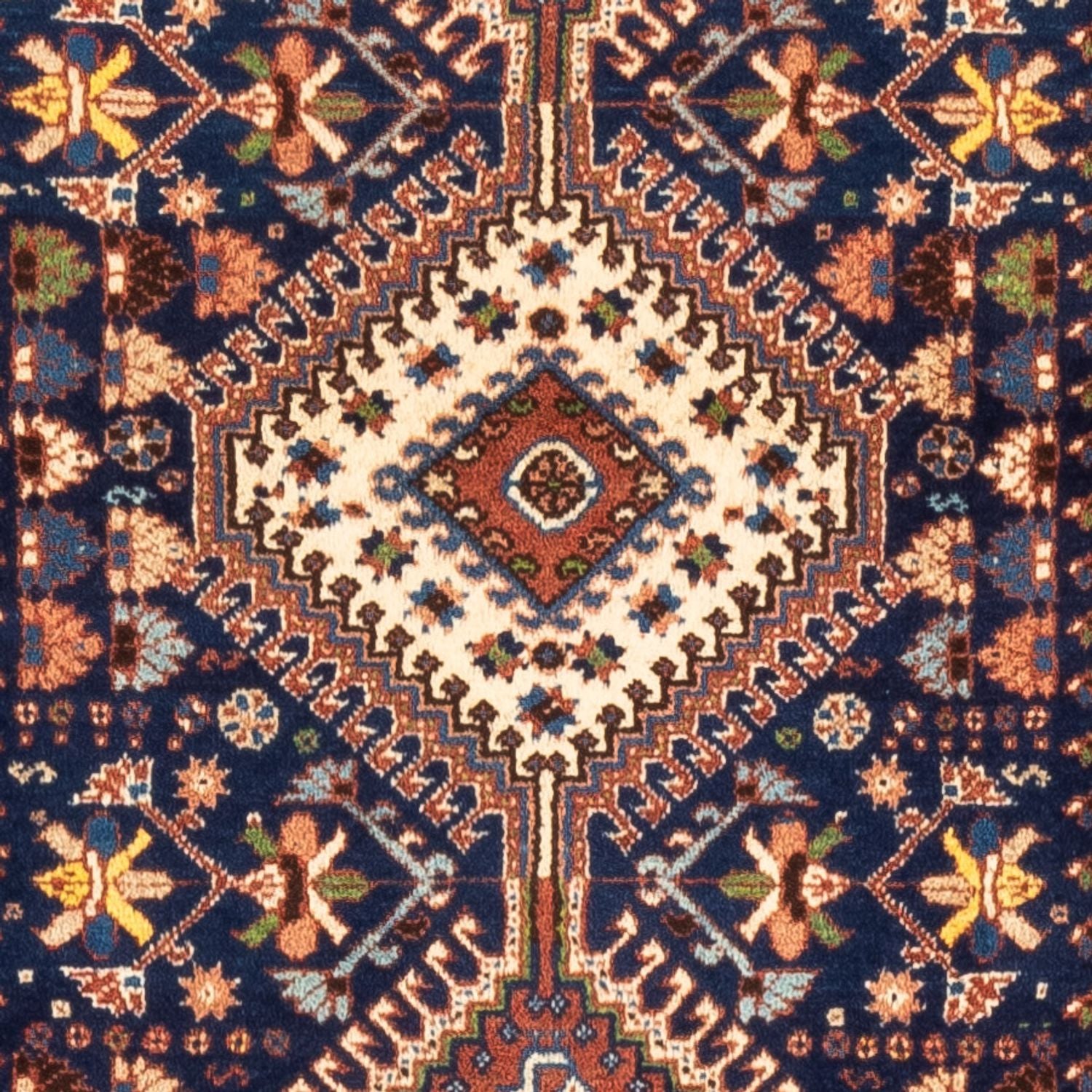 Alfombra de pasillo Alfombra persa - Nómada - 204 x 80 cm - azul oscuro