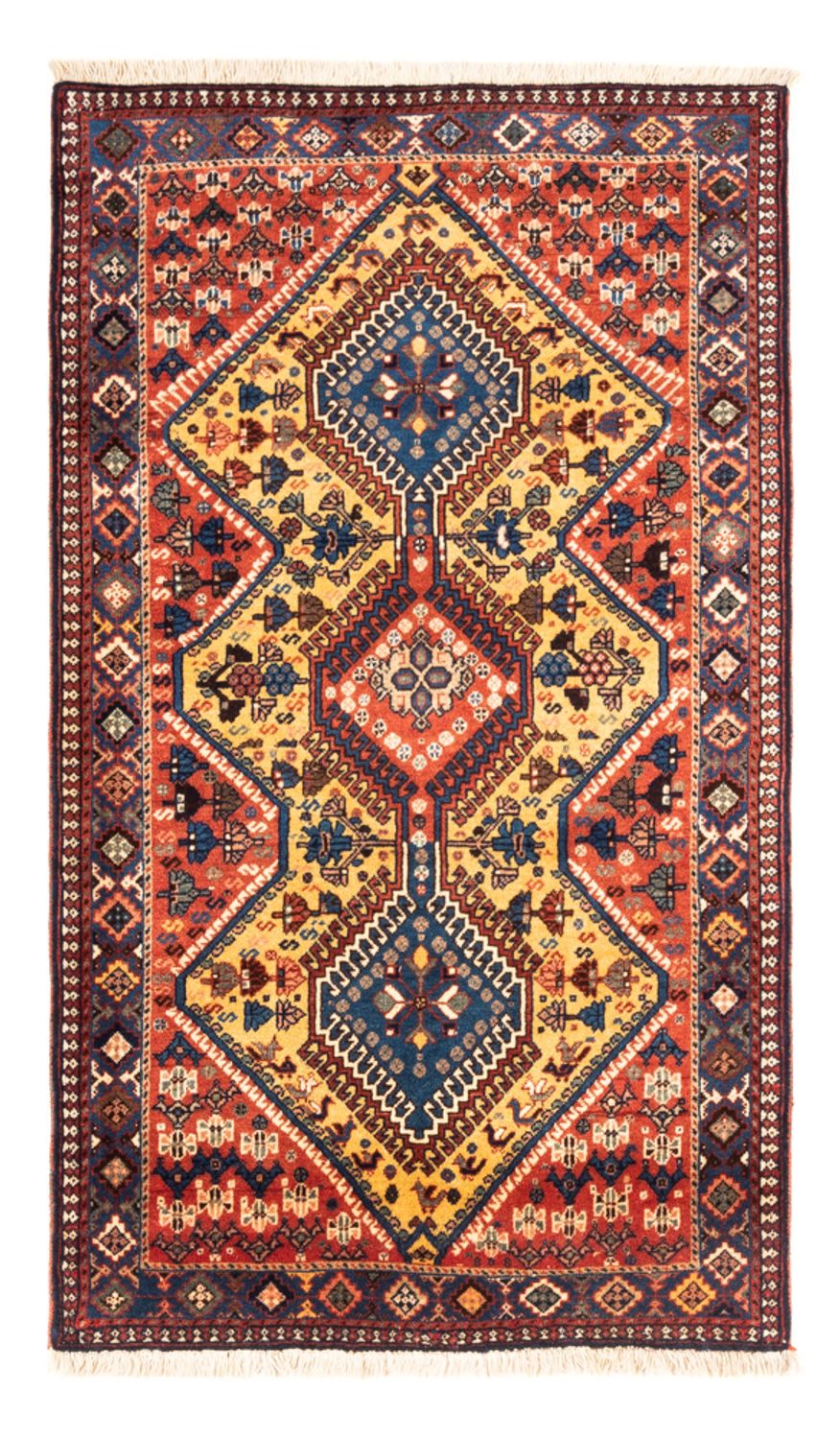 Alfombra persa - Nómada - 148 x 85 cm - amarillo