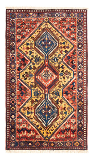 Alfombra persa - Nómada - 148 x 85 cm - amarillo