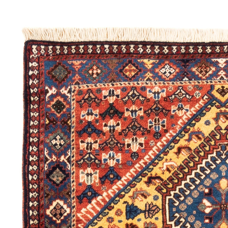 Alfombra persa - Nómada - 148 x 85 cm - amarillo