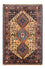 Alfombra persa - Nómada - 132 x 87 cm - amarillo