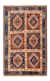 Alfombra persa - Nómada - 128 x 80 cm - multicolor