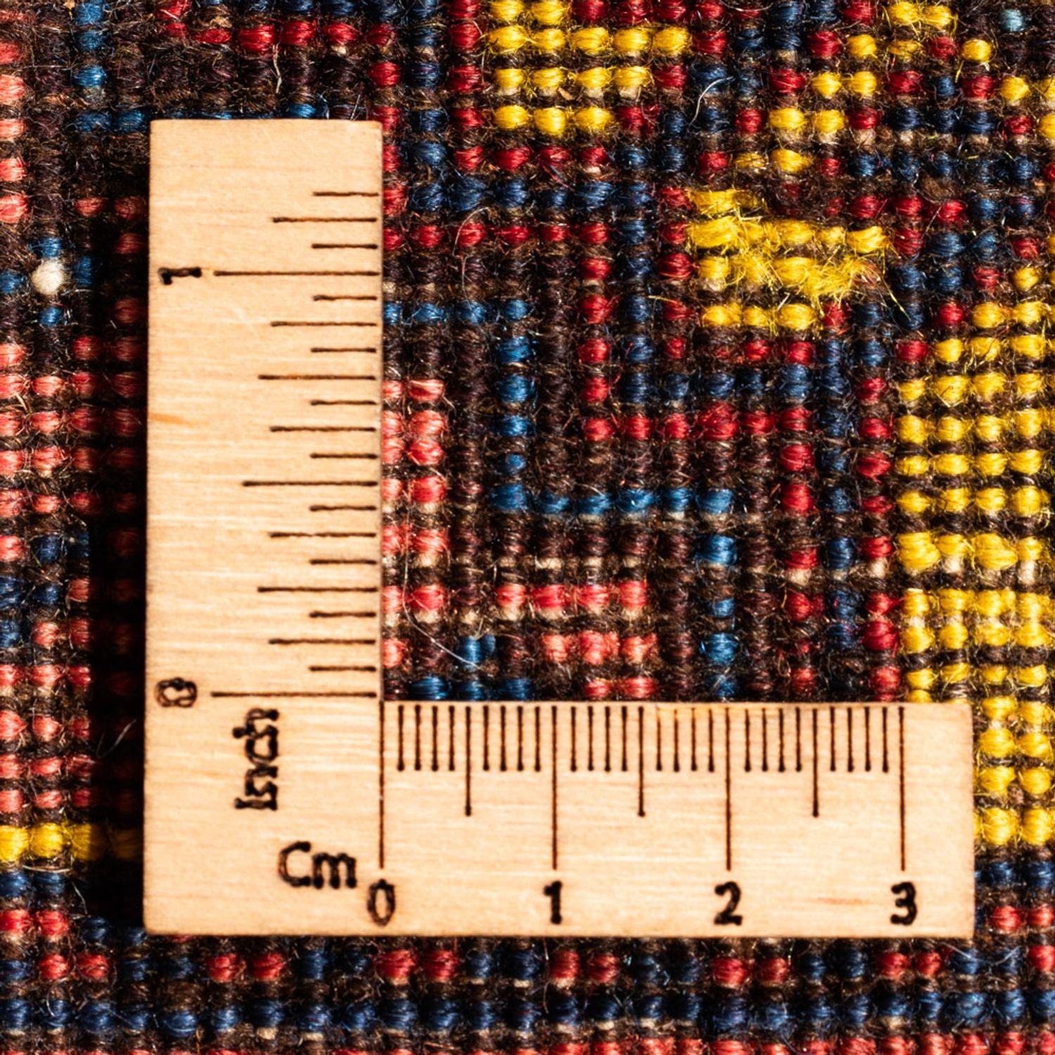 Alfombra persa - Nómada - 128 x 78 cm - amarillo