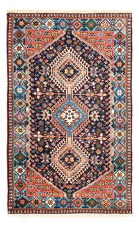Alfombra persa - Nómada - 130 x 82 cm - azul oscuro