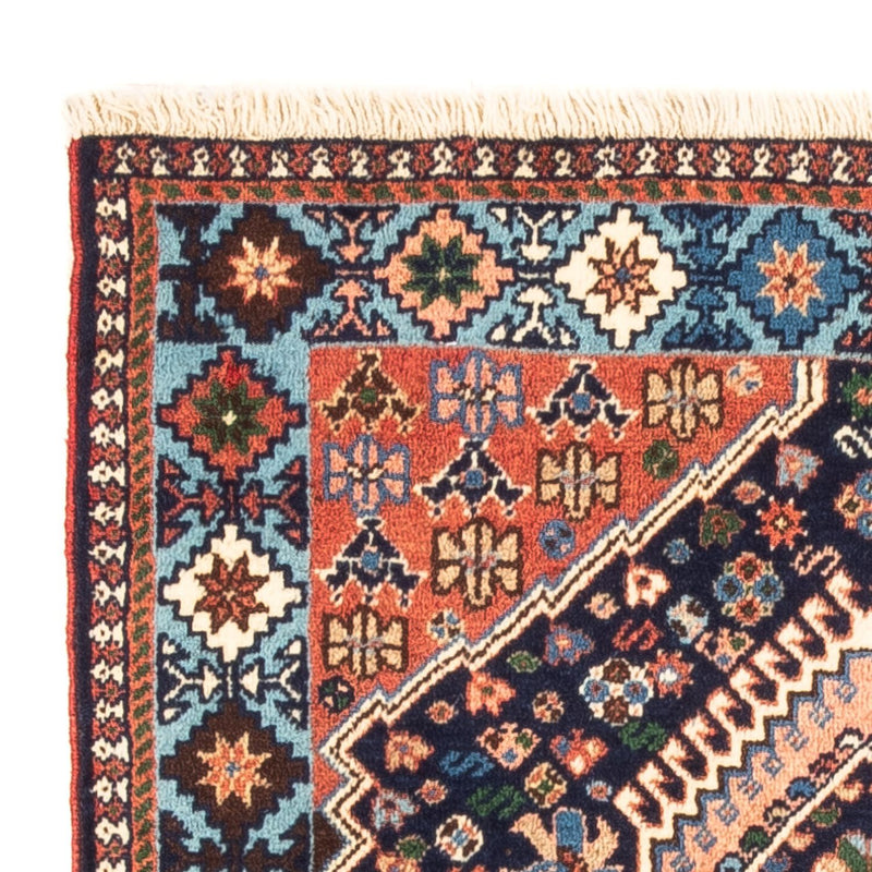 Alfombra persa - Nómada - 130 x 82 cm - azul oscuro