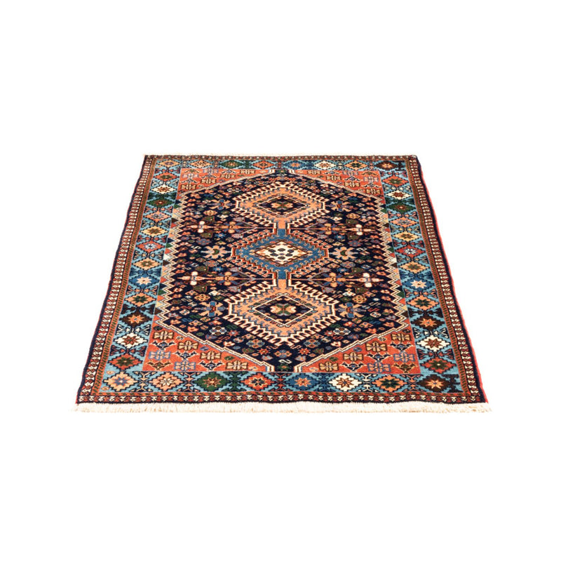 Alfombra persa - Nómada - 130 x 82 cm - azul oscuro