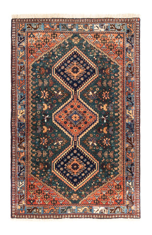 Alfombra persa - Nómada - 127 x 85 cm - azul oscuro