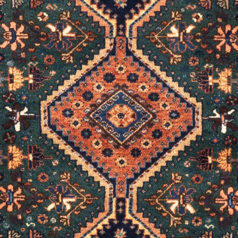 Alfombra persa - Nómada - 127 x 85 cm - azul oscuro