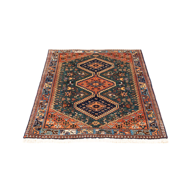 Alfombra persa - Nómada - 127 x 85 cm - azul oscuro
