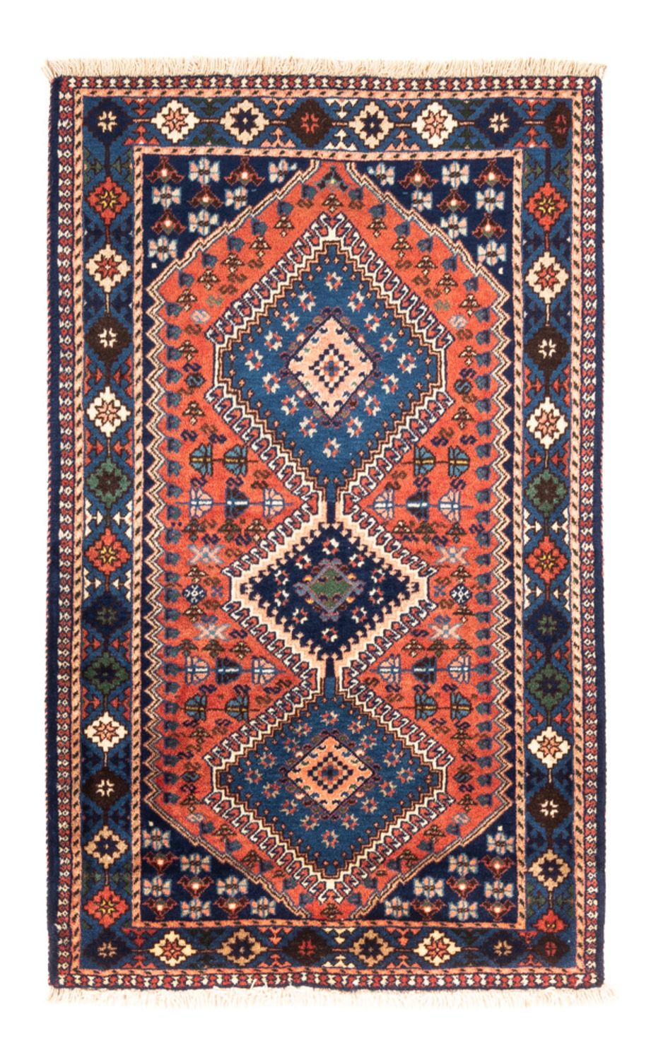 Alfombra persa - Nómada - 135 x 85 cm - rojo