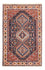 Alfombra persa - Nómada - 125 x 80 cm - azul oscuro