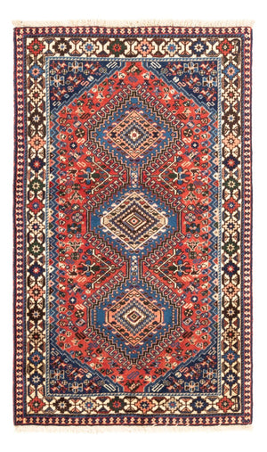 Alfombra persa - Nómada - 128 x 75 cm - rojo