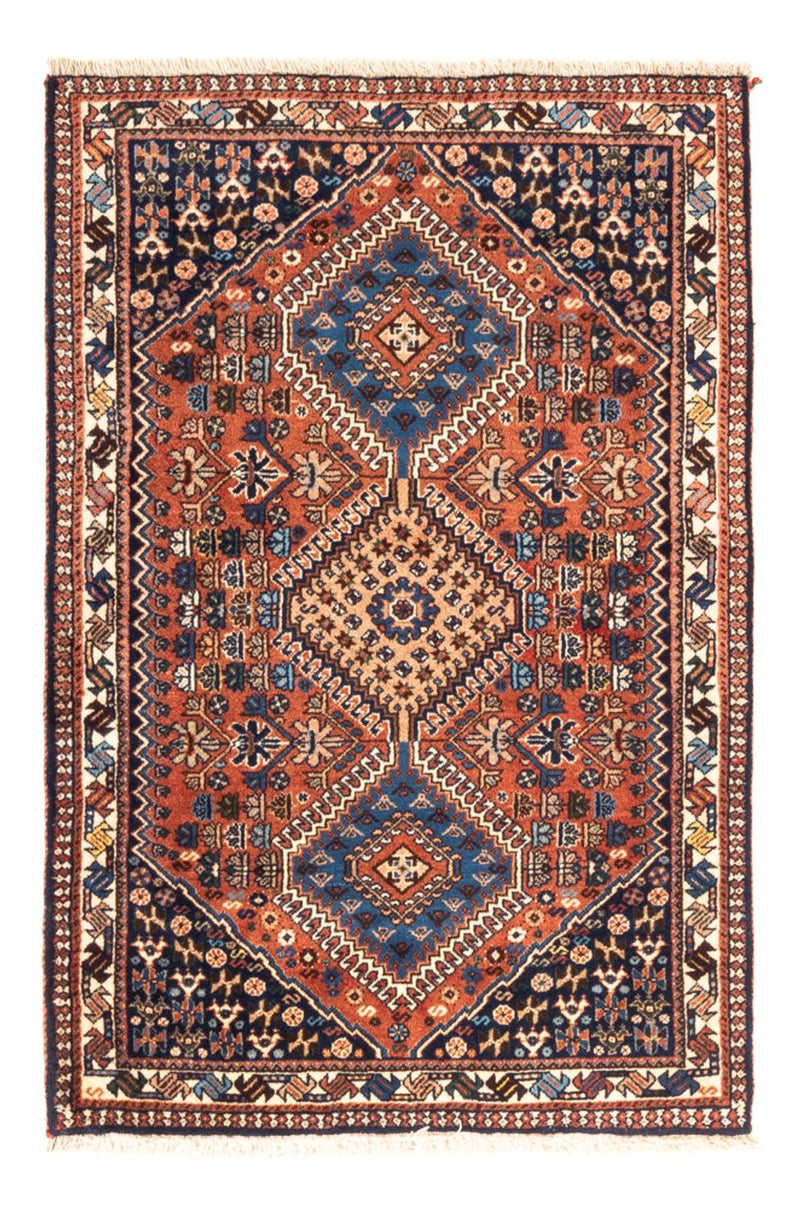 Alfombra persa - Nómada - 125 x 84 cm - rojo