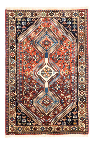 Alfombra persa - Nómada - 130 x 85 cm - rojo