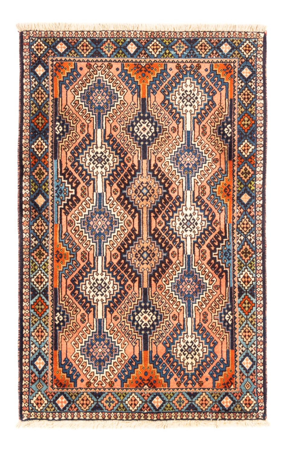 Alfombra persa - Nómada - 125 x 80 cm - rojo