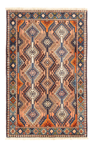 Alfombra persa - Nómada - 125 x 80 cm - rojo