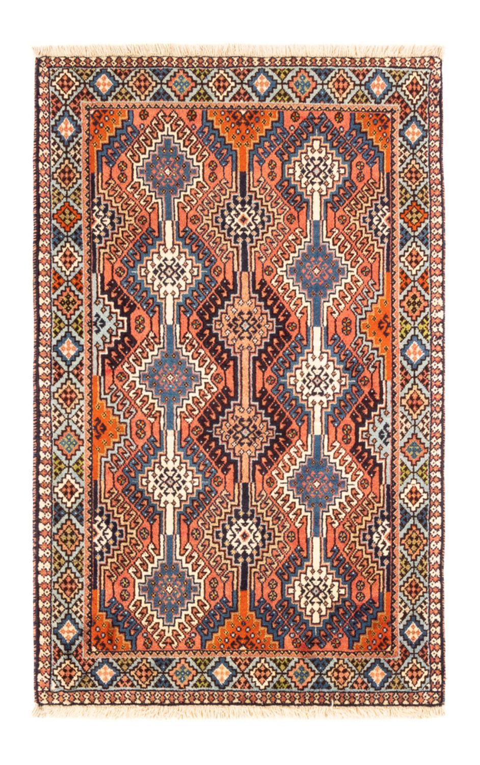 Alfombra persa - Nómada - 125 x 80 cm - rojo