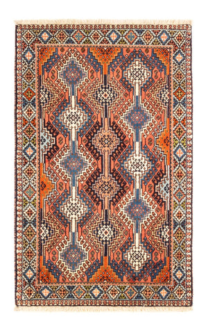 Alfombra persa - Nómada - 125 x 80 cm - rojo