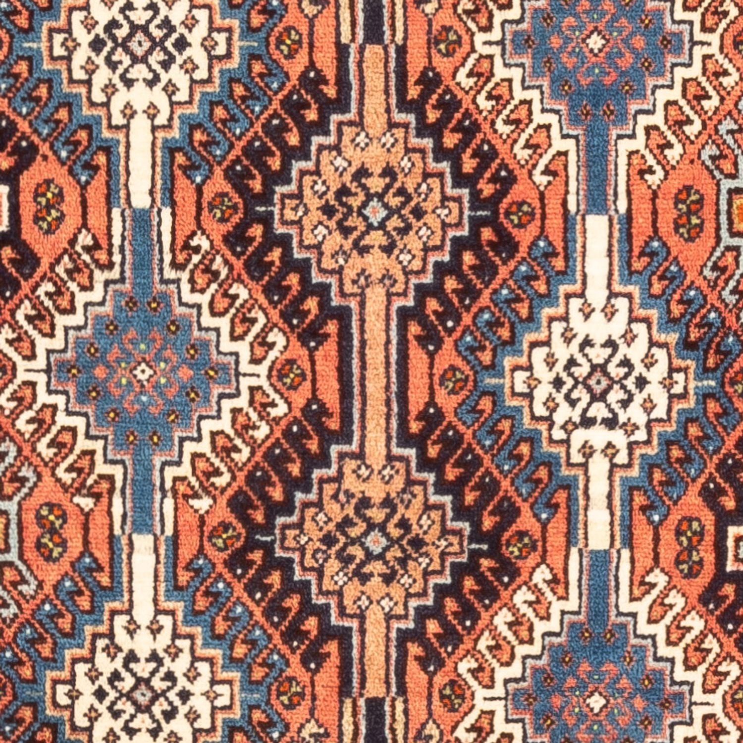 Alfombra persa - Nómada - 125 x 80 cm - rojo