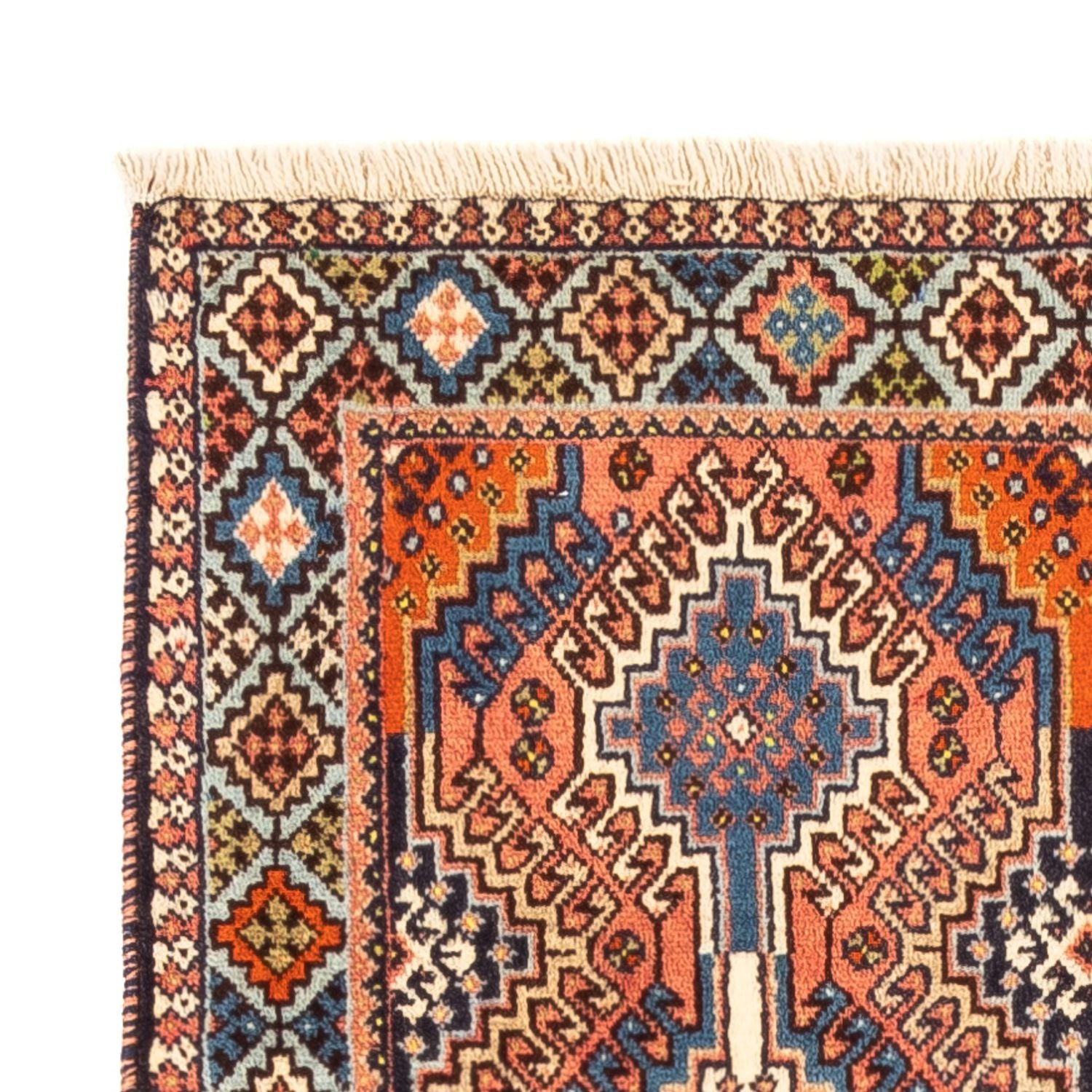 Alfombra persa - Nómada - 125 x 80 cm - rojo