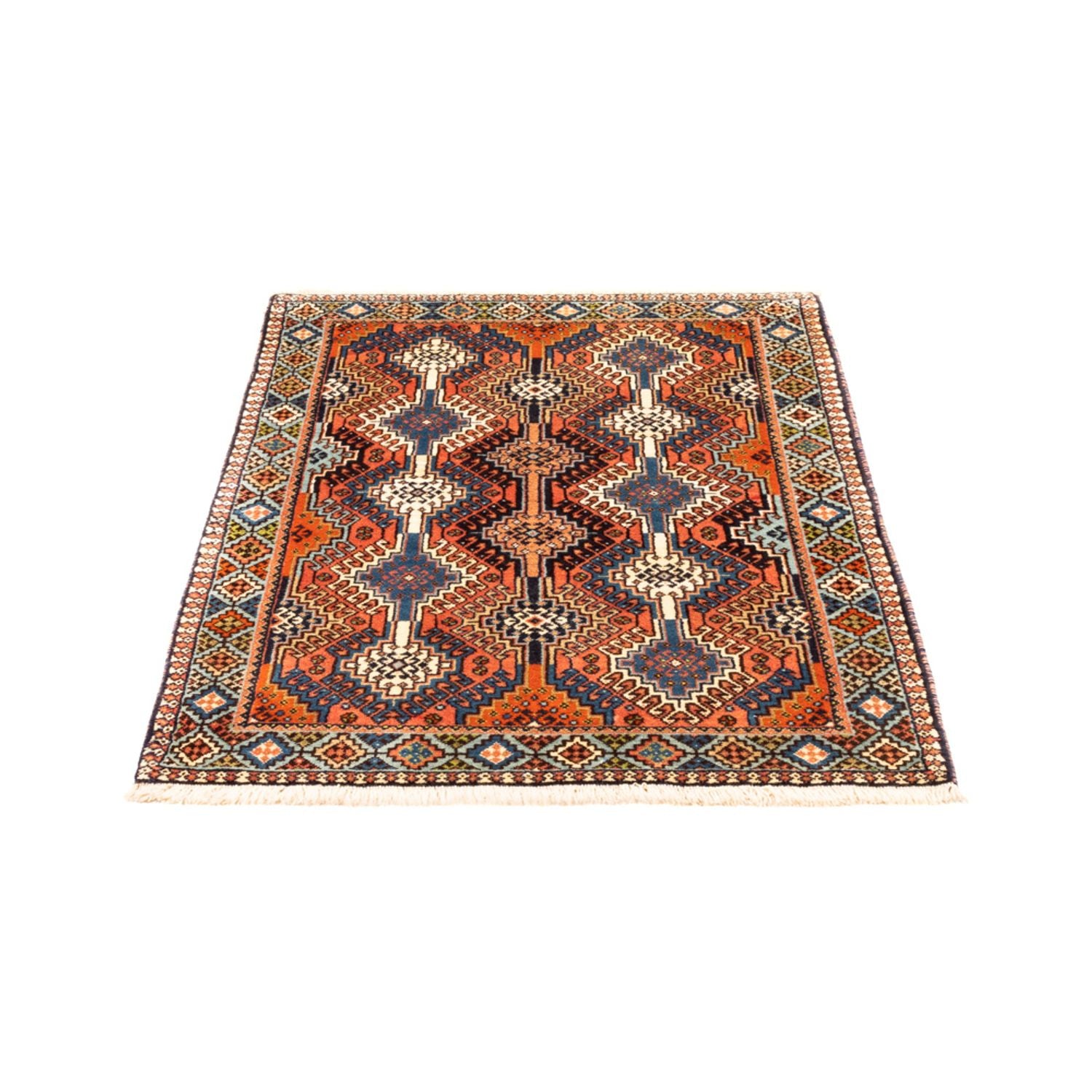 Alfombra persa - Nómada - 125 x 80 cm - rojo