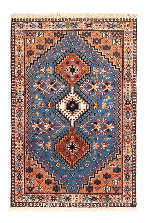 Alfombra persa - Nómada - 122 x 83 cm - azul