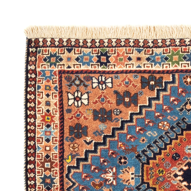 Alfombra persa - Nómada - 122 x 83 cm - azul