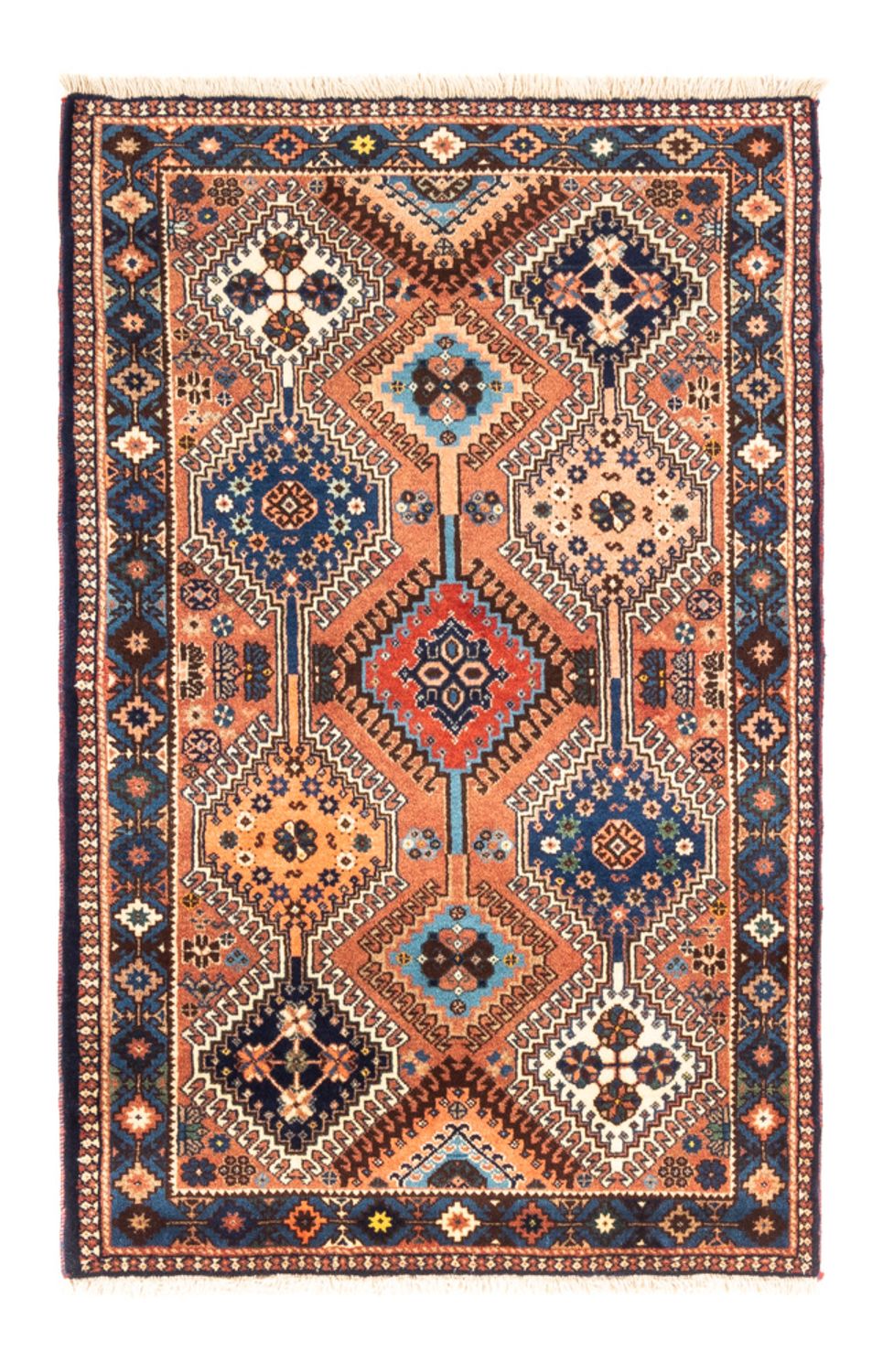 Alfombra persa - Nómada - 130 x 85 cm - rojo